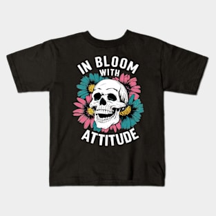 In bloom with attitude Kids T-Shirt